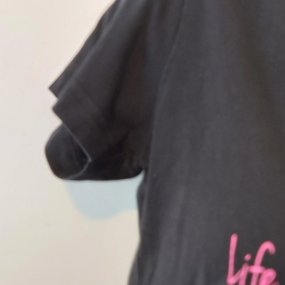 BUBBA GUMP | Women's Life Is Like A Box Of Chocolates Shirt Black Size Large - Picture 5 of 7